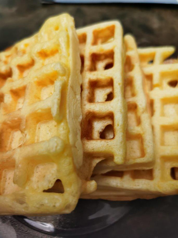 拒绝泡打粉的华夫饼方子