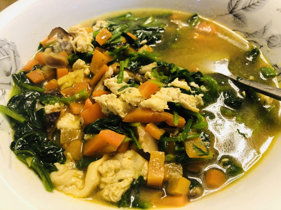 【喝汤减脂3】鲜掉眉毛的鲜蔬汤