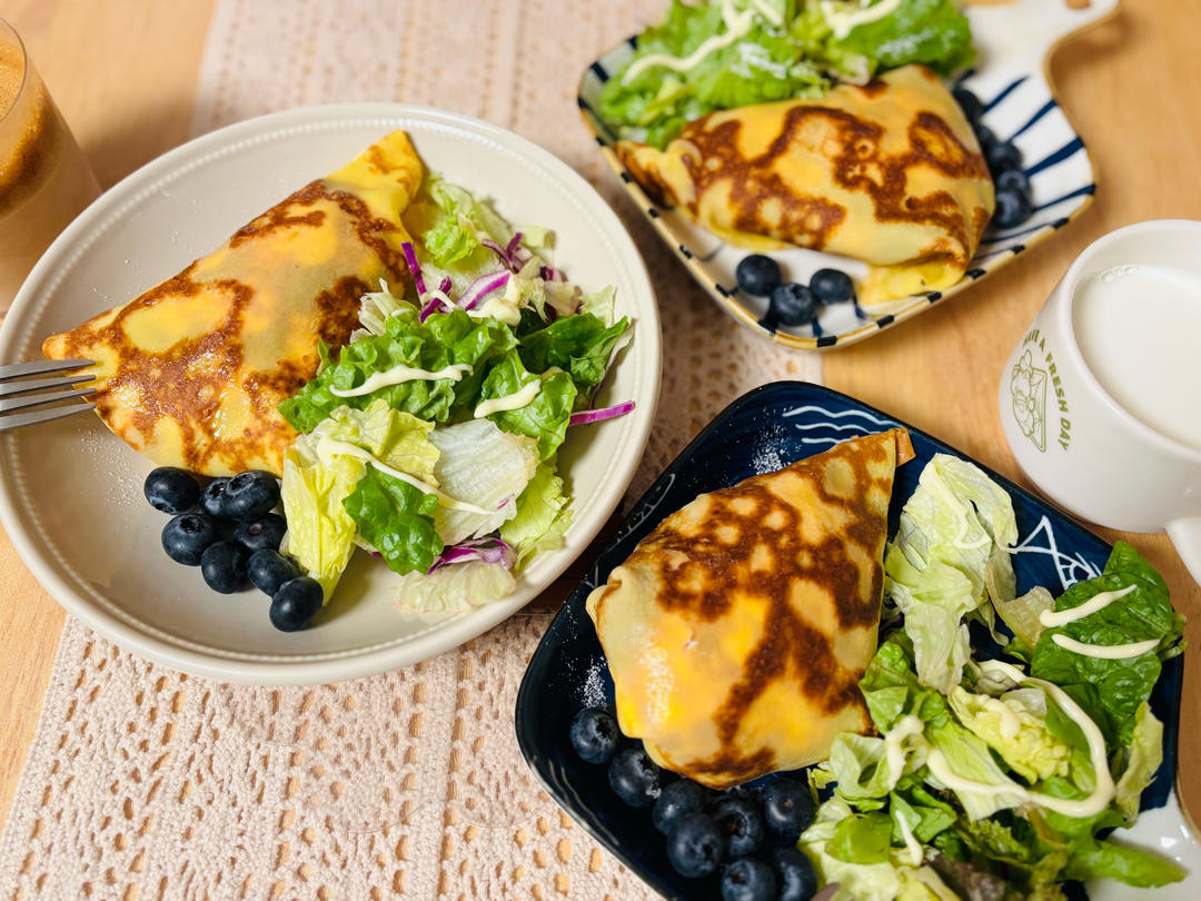 有手就会！平底锅就能复刻山姆香蕉可丽饼🍌 十分钟搞定，软嫩奶香绝了！