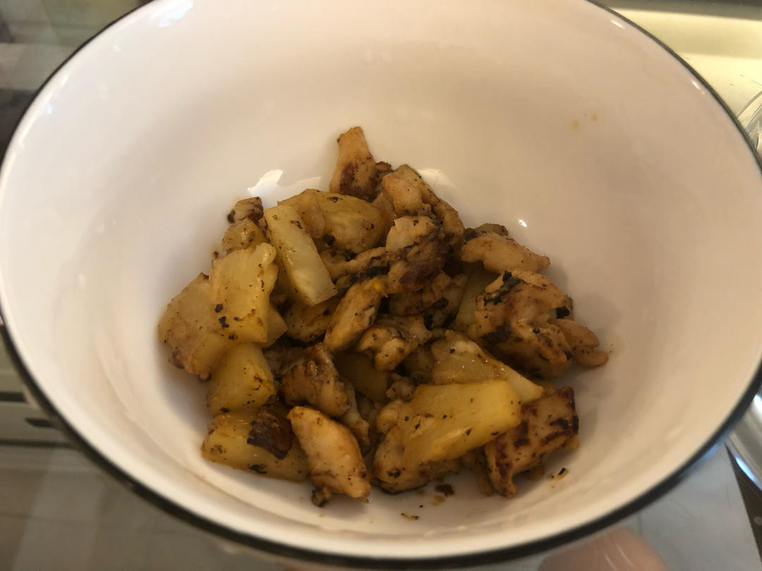 菠萝炒鸡