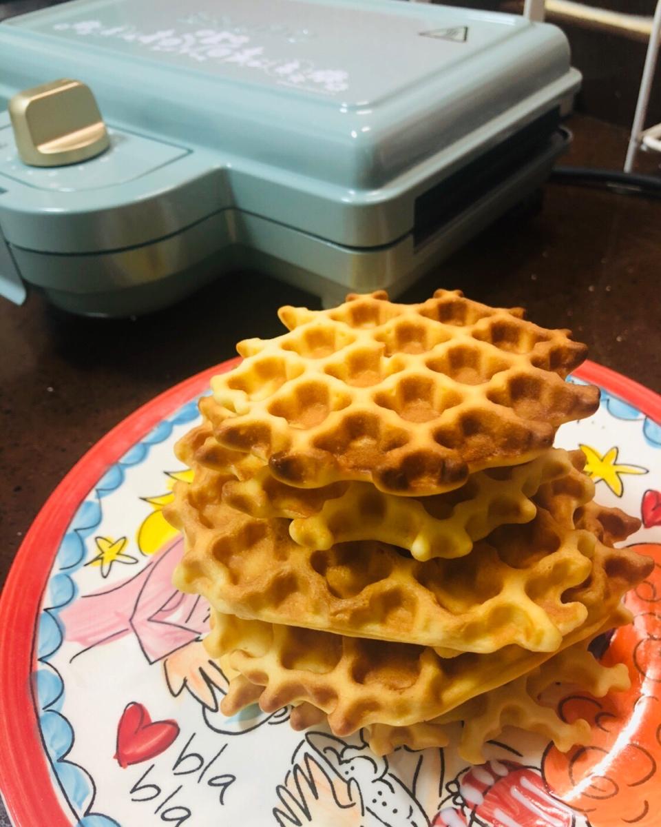 小朋友超爱的奶油格子松饼