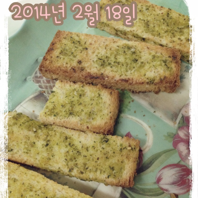 香蒜面包条