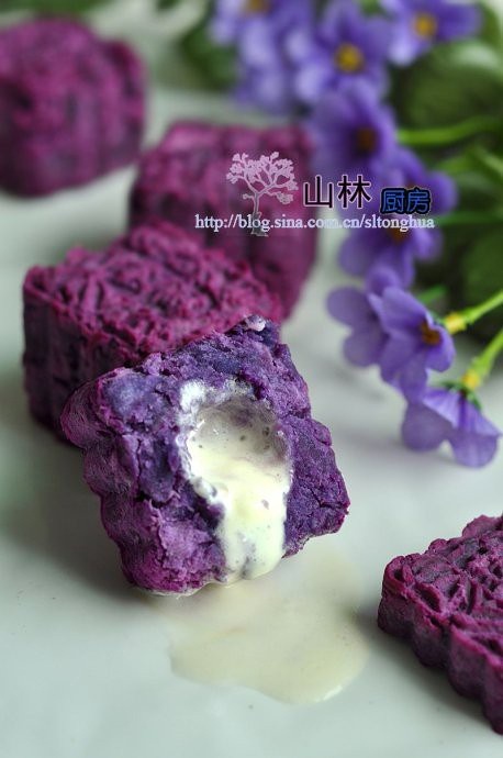 烤冰淇淋紫薯