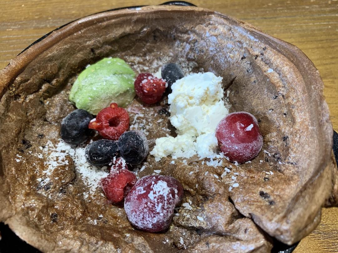 【北鼎烤箱食谱】全麦可可荷兰松饼