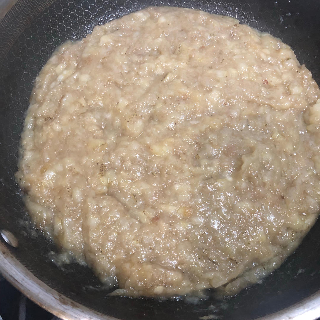 不放一粒糖的焦香黄油香蕉酱（大量消耗成熟香蕉）