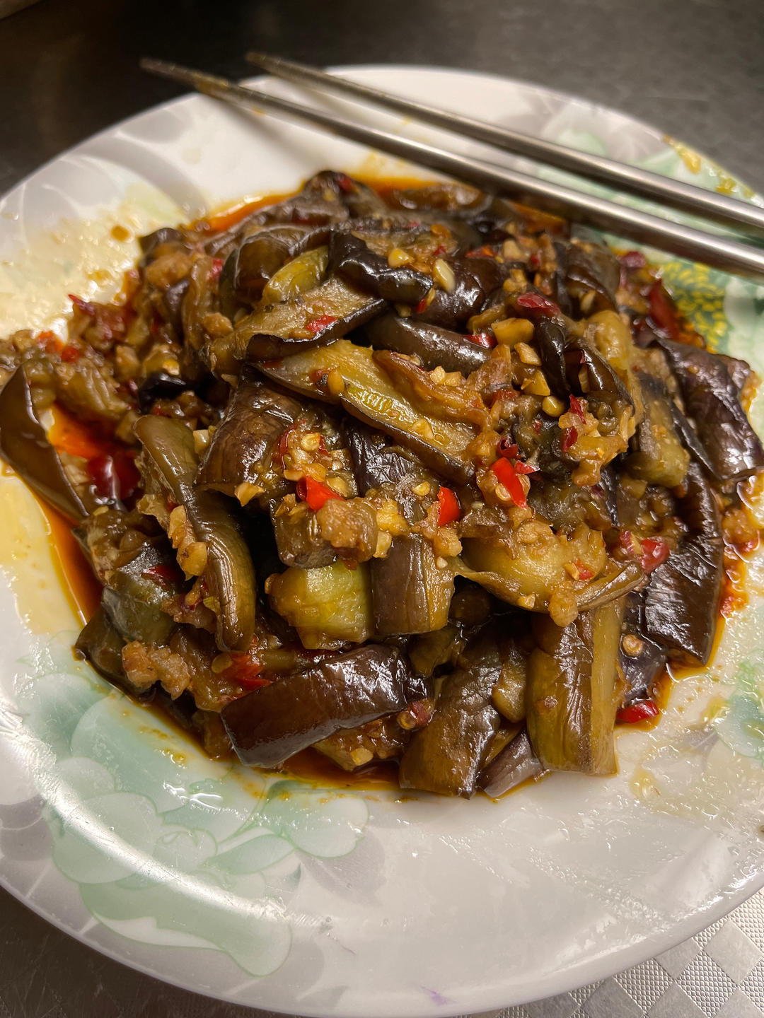 开胃下饭菜！巨简单的家常鱼香茄子煲