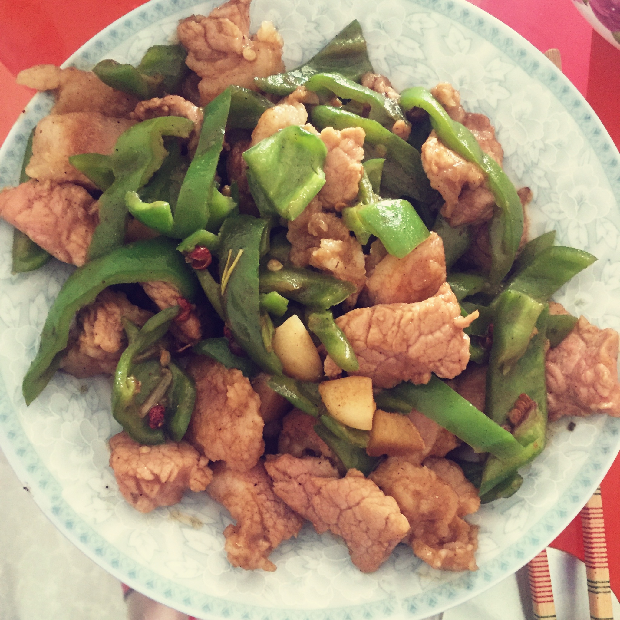 青椒炒肉