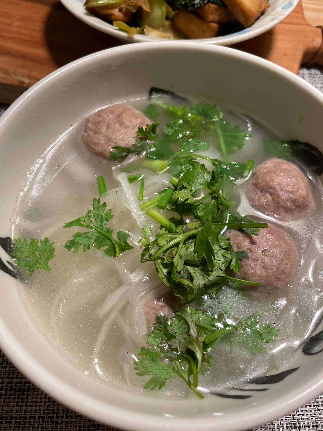 【萝卜丝丸子汤】
