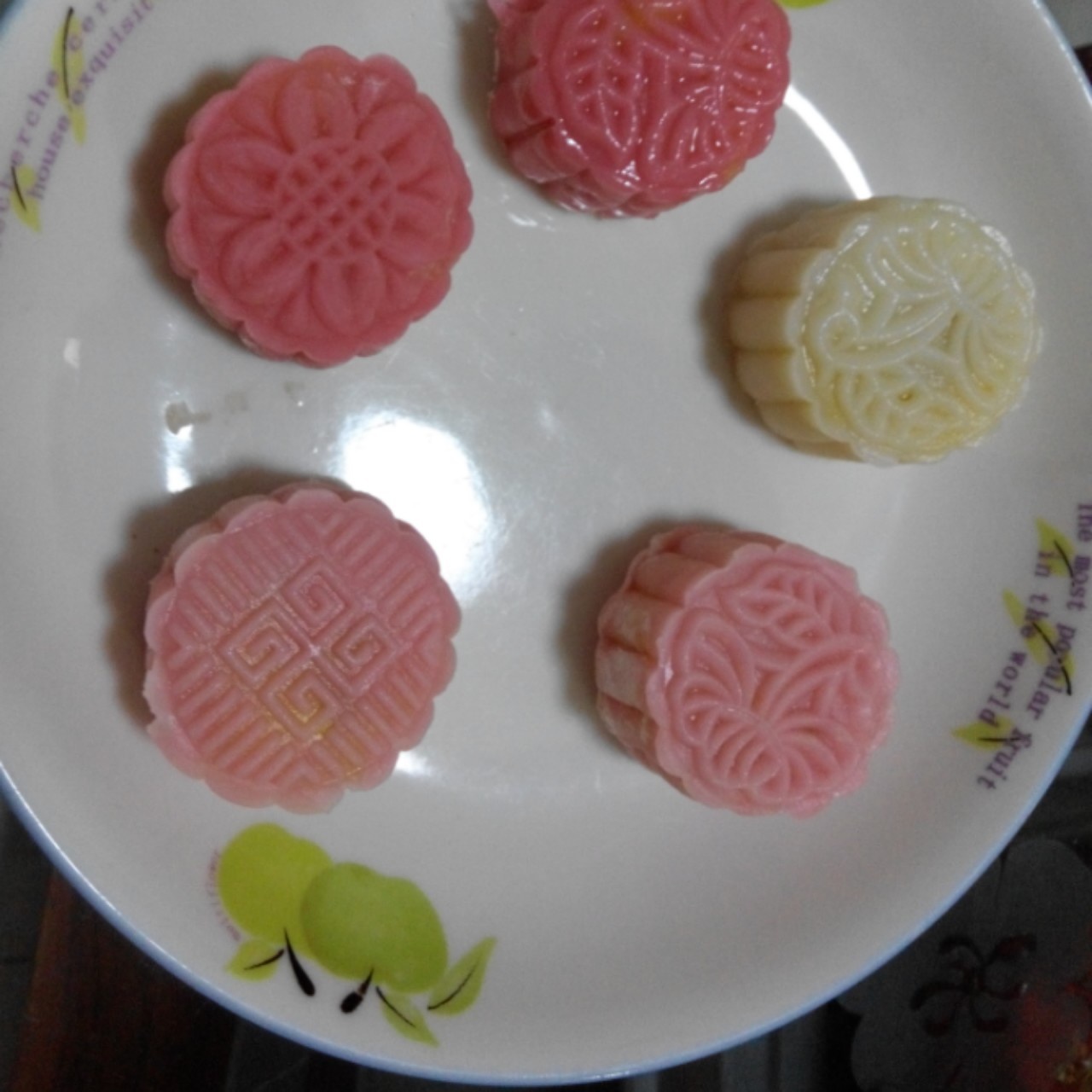 冰皮豆沙月饼