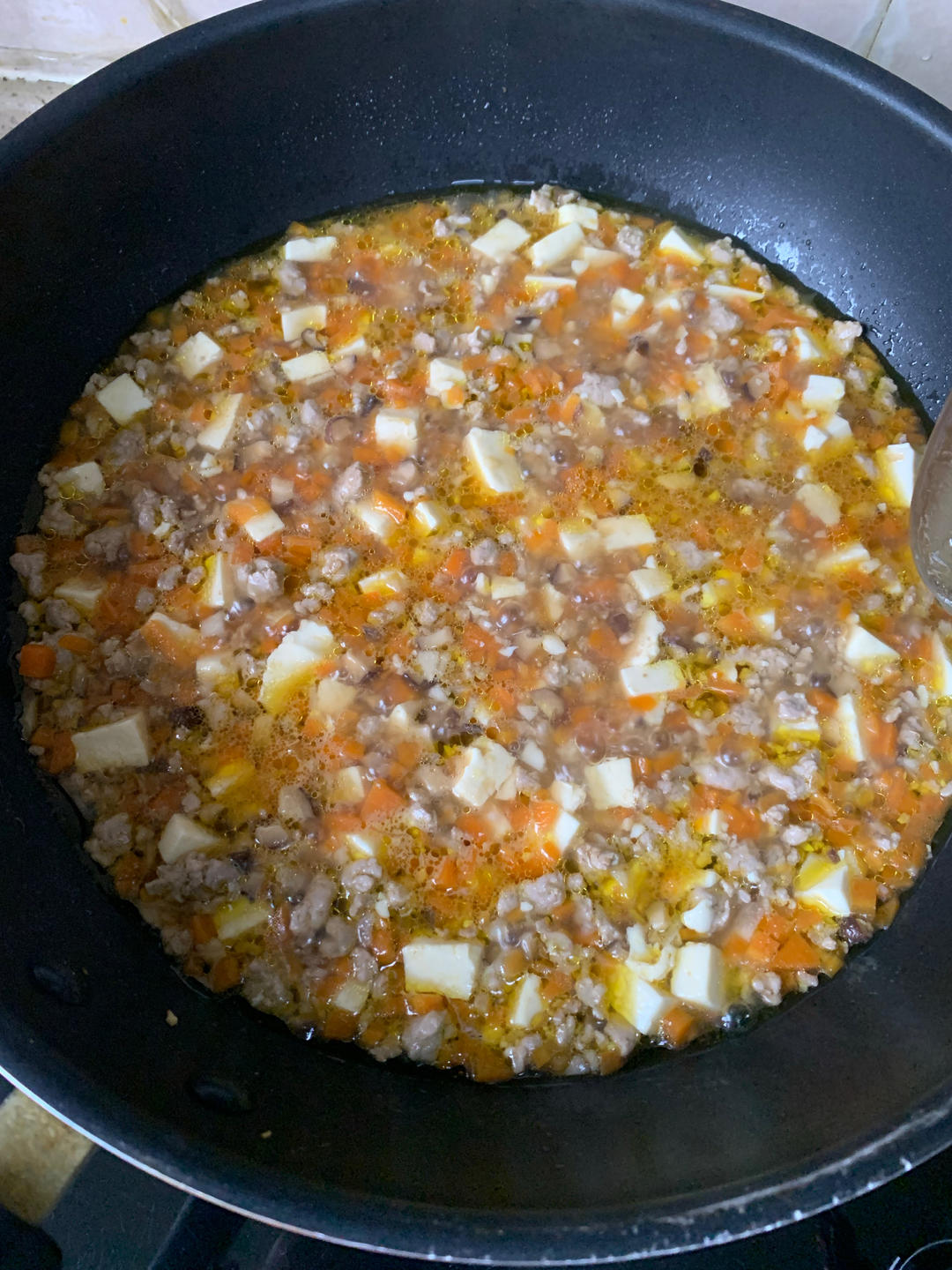 肉末嫩豆腐｜嫩滑口感爽口！这道快手菜超级下饭！！（减脂少油版）