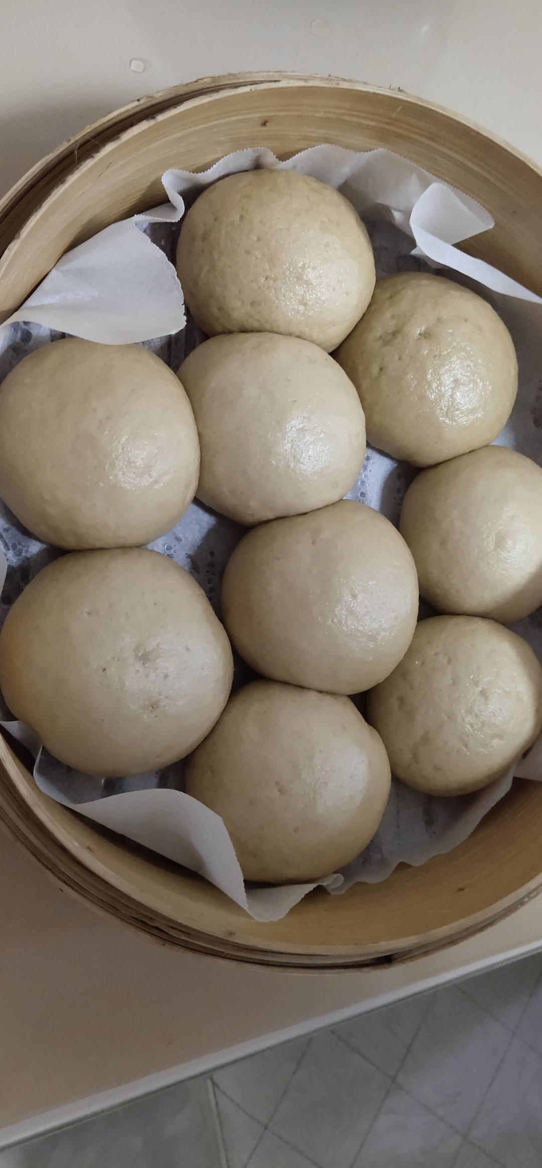 有着面包口感的红糖馒头（一次发酵）