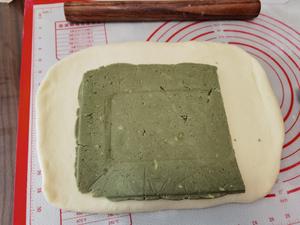 抹茶豆沙吐司的做法 步骤6