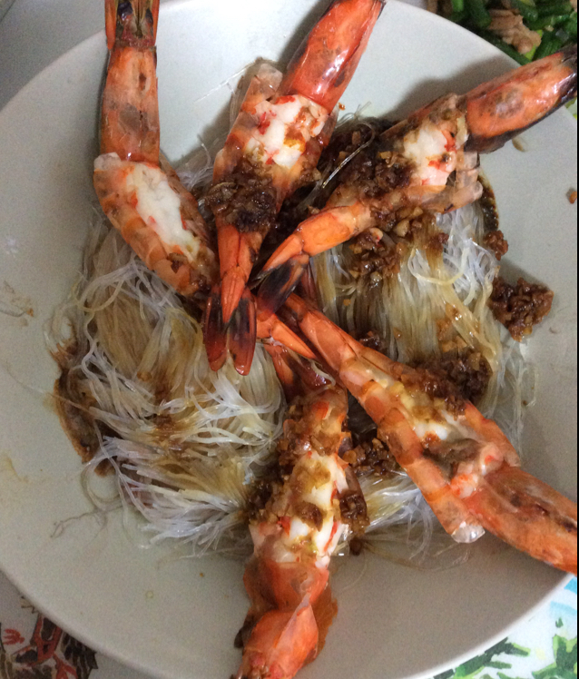 蒜蓉粉丝蒸虾