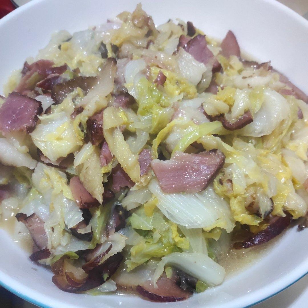 超快手🥬白菜炒腊肉