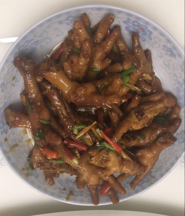 香辣烧鸡爪