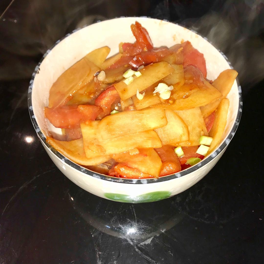 西红柿炒土豆