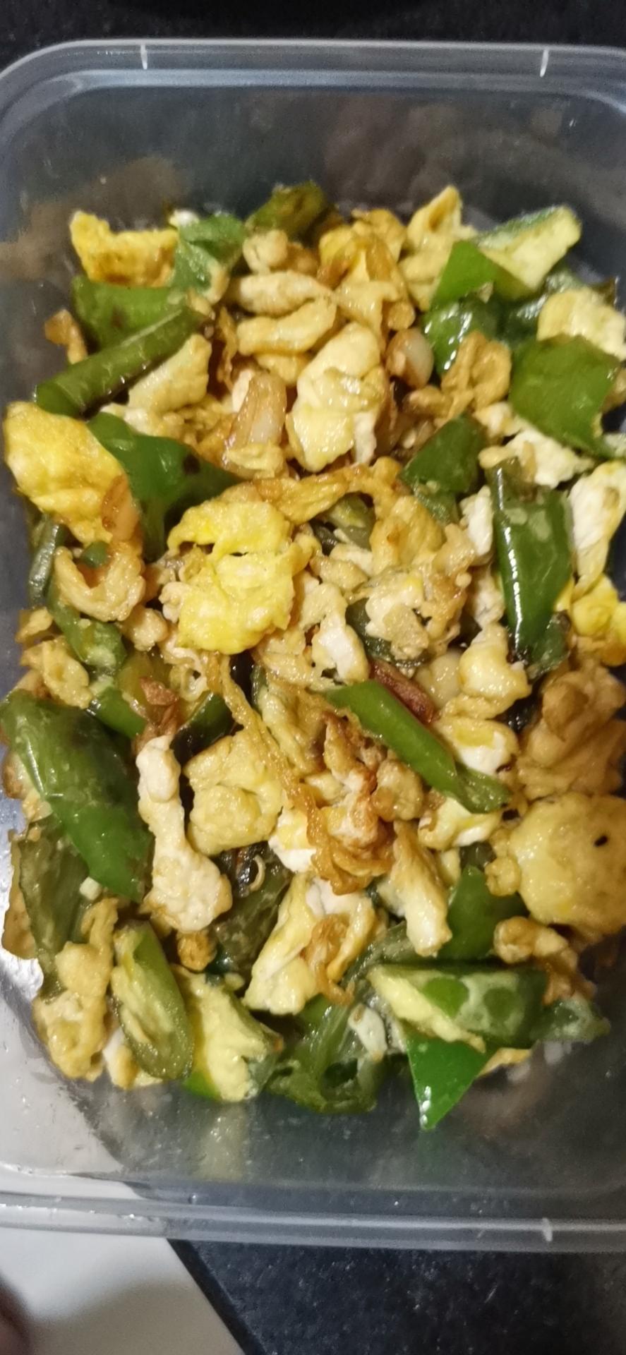 不一样的辣椒炒鸡蛋～下饭神器!