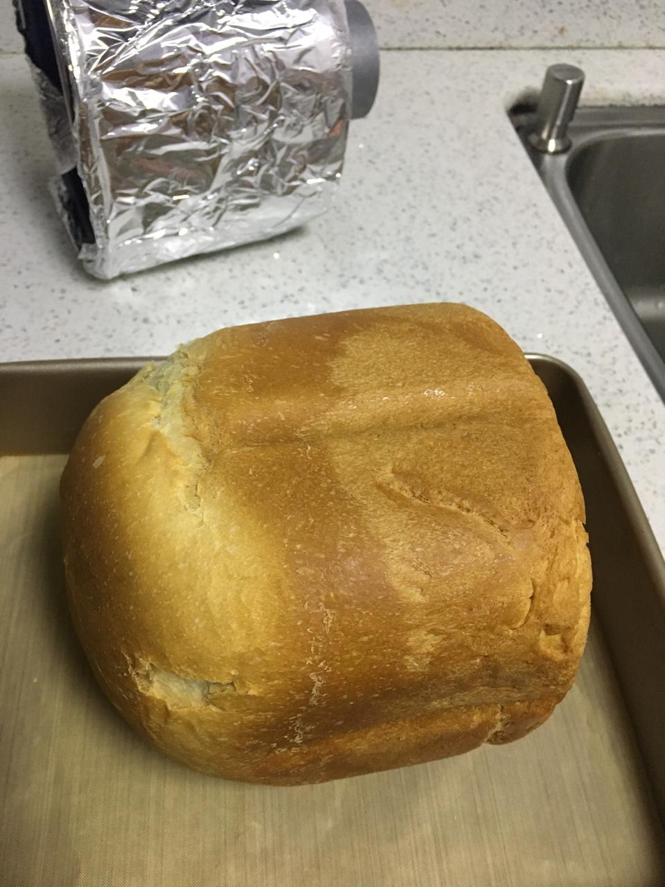 ωǒ做的【美的面包机】一级好吃的柔软拉丝面包