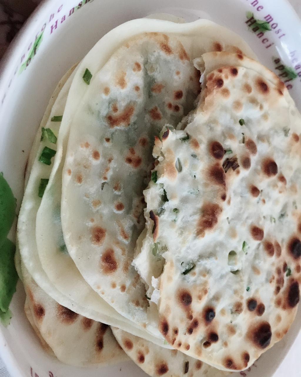 饺子皮葱油饼