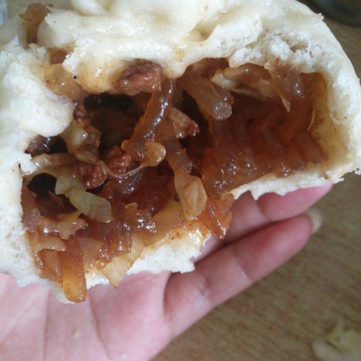 家传炒肉粉条馅包子