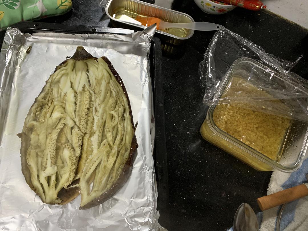 美味蒜烤🍆茄子的做法 步骤11