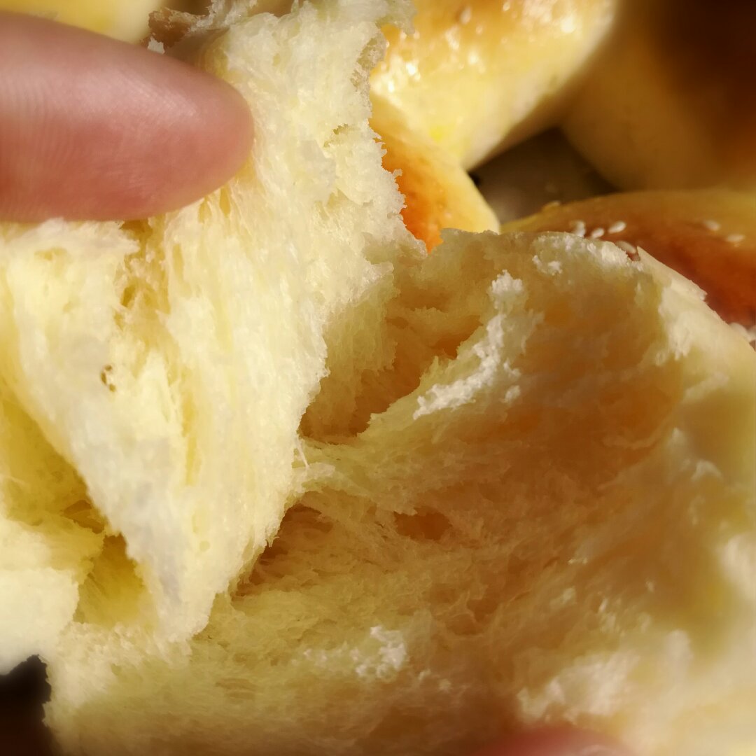 【免揉小餐包】只需等待发酵的面包