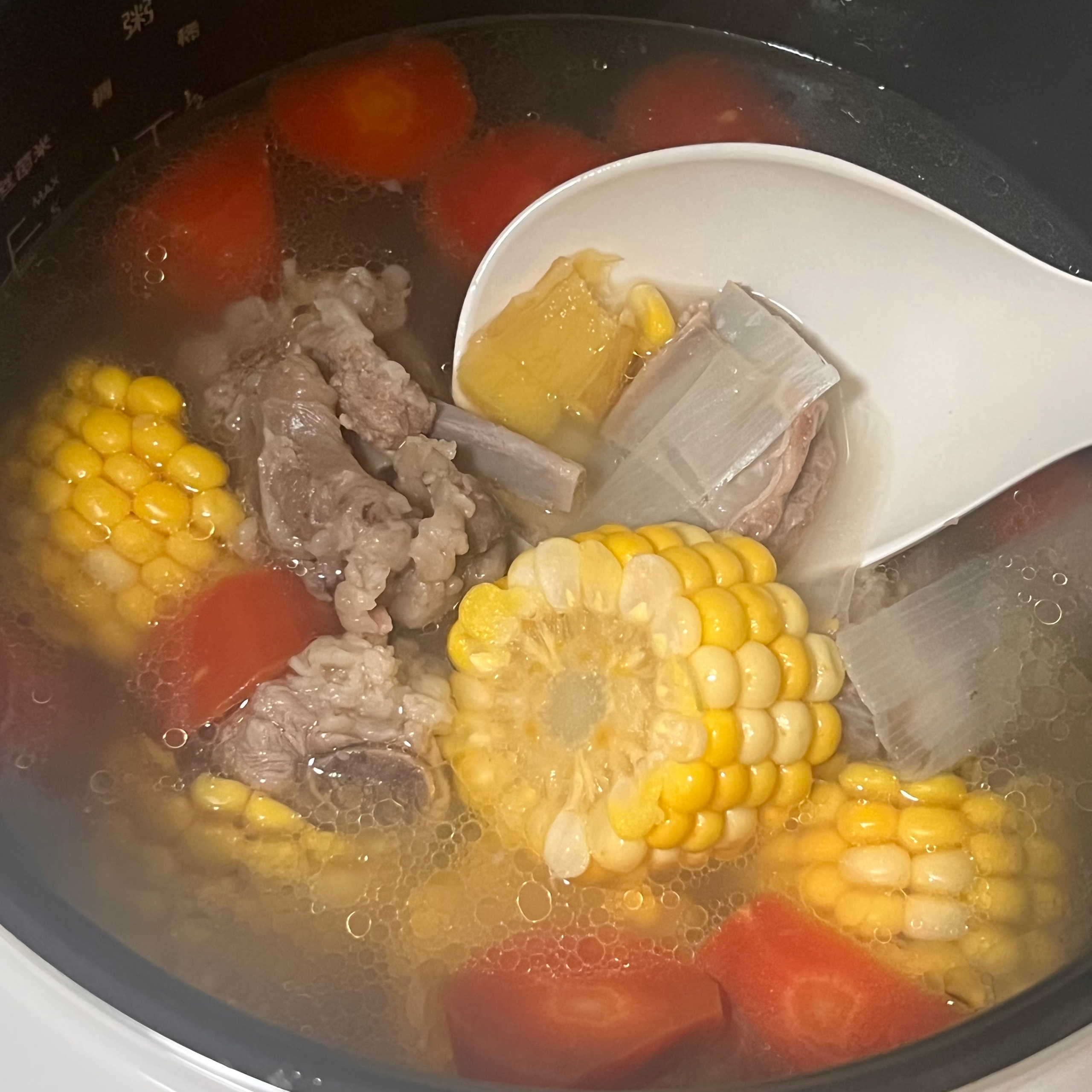 玉米排骨汤（简易电饭煲版）