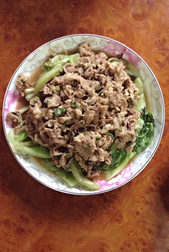 爆炒孜然羊肉卷