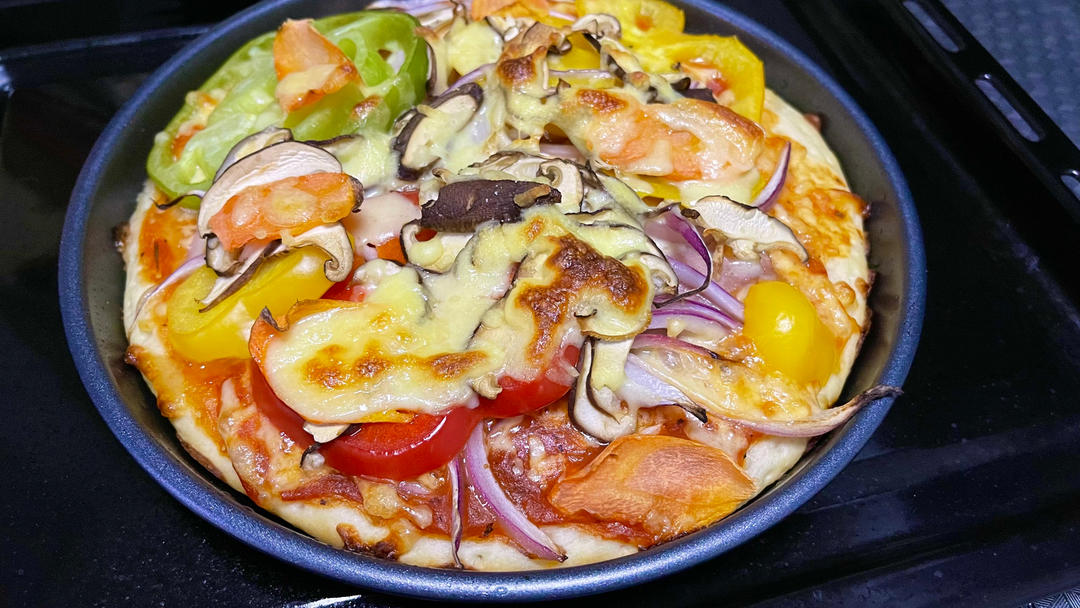 八寸披萨（附带饼皮做法）
