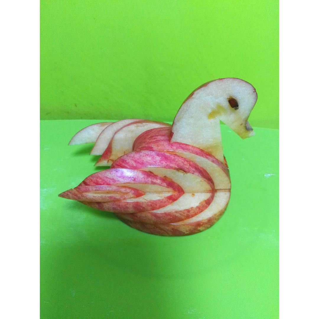 【苹果天鹅/水果拼盘高端技能】难度指数：★★★