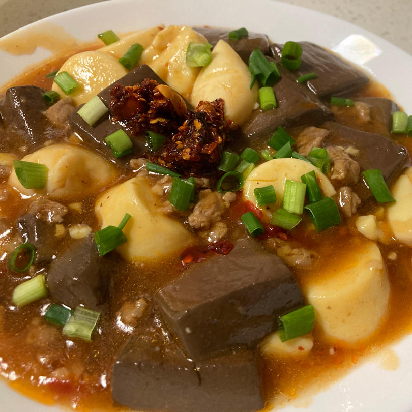 鸭血豆腐