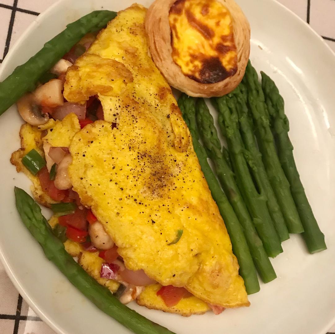 乳酪煎蛋卷 Omelet