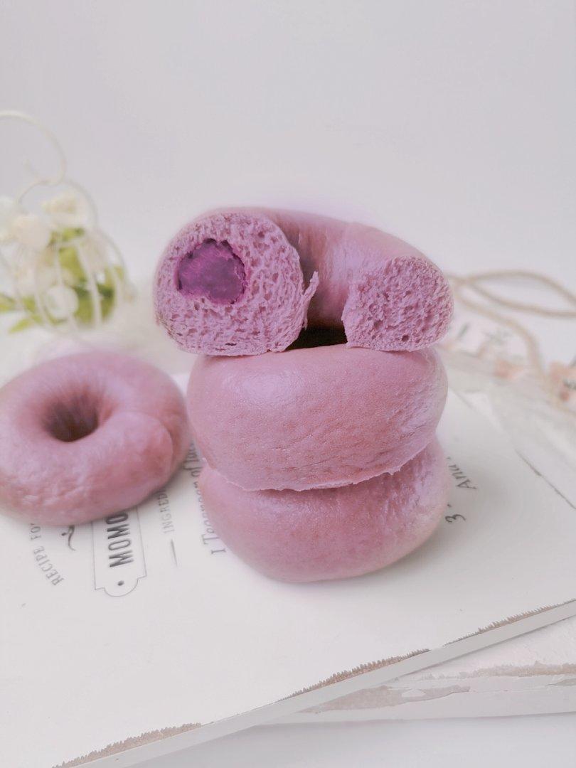 低糖低油~紫薯贝果