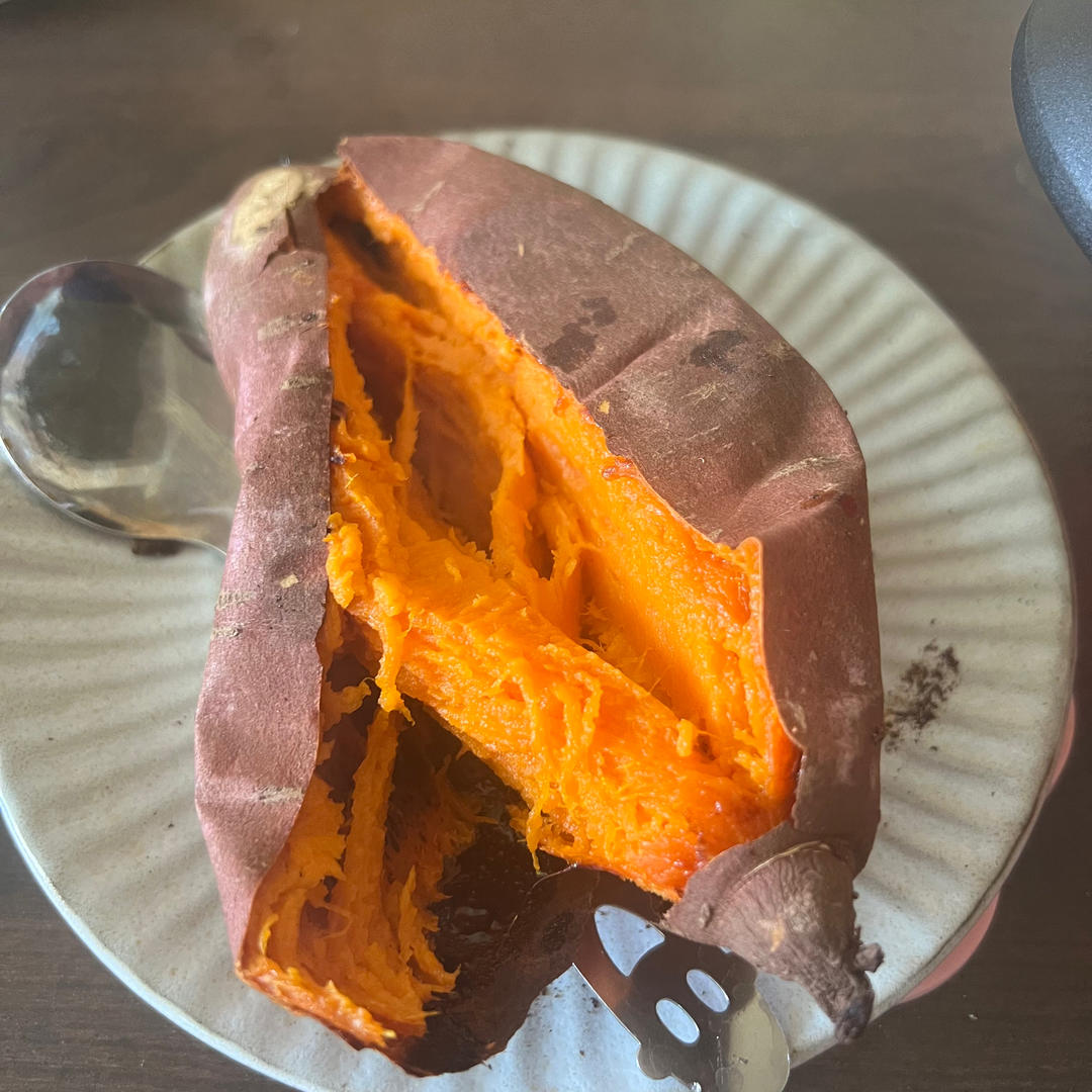 【糯唧唧的烤红薯】糖油四溢皮肉分离外糯里嫩吸溜着吃！