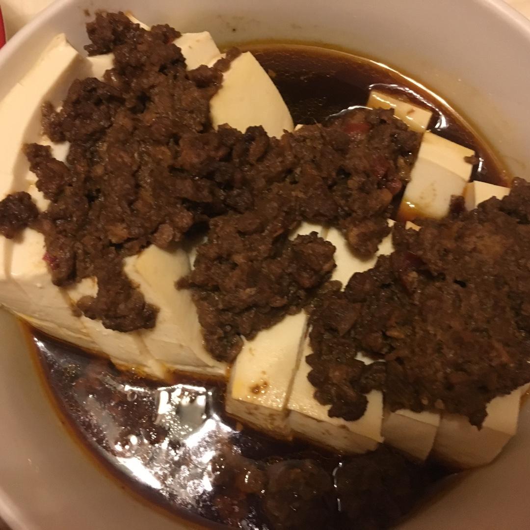 肉末蒸豆腐