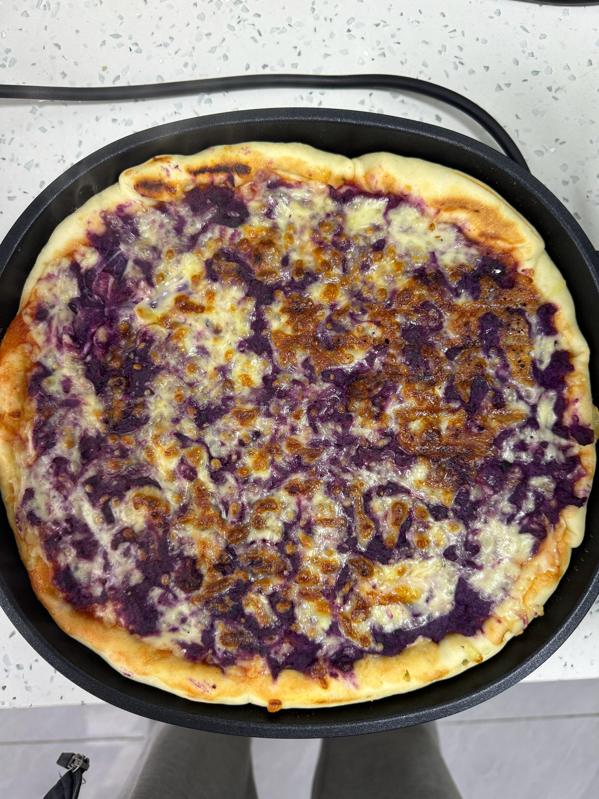 紫薯披萨的做法 步骤8