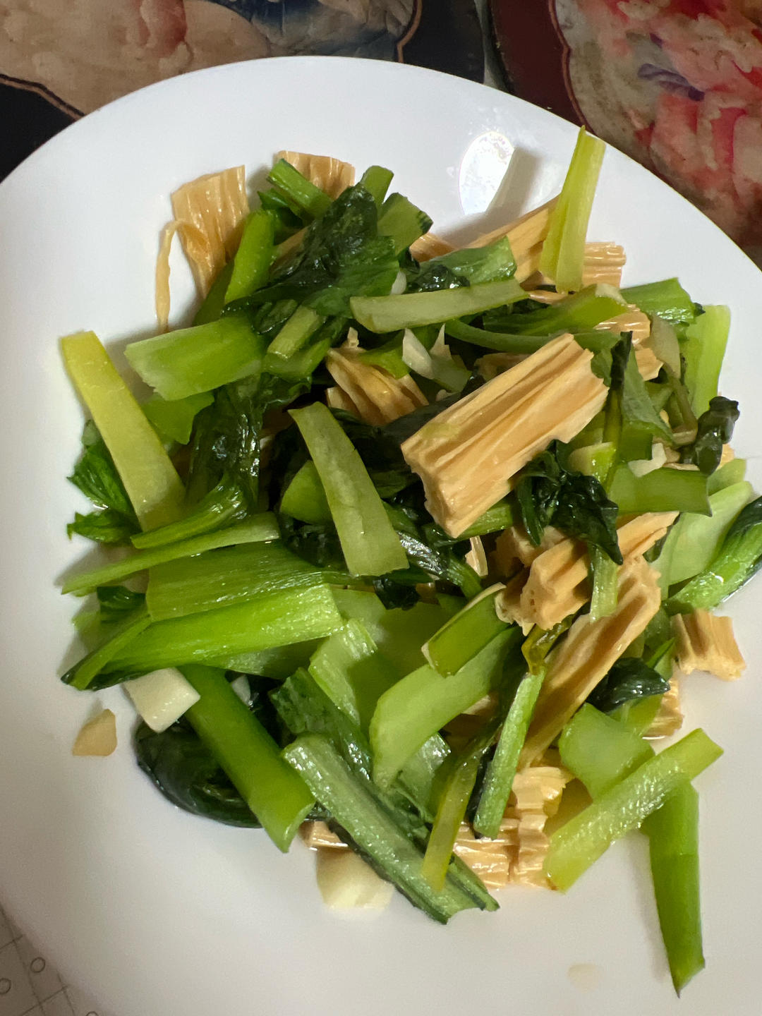 青菜腐竹