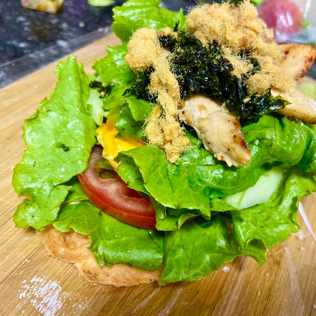 火腿芝士蛋三文治