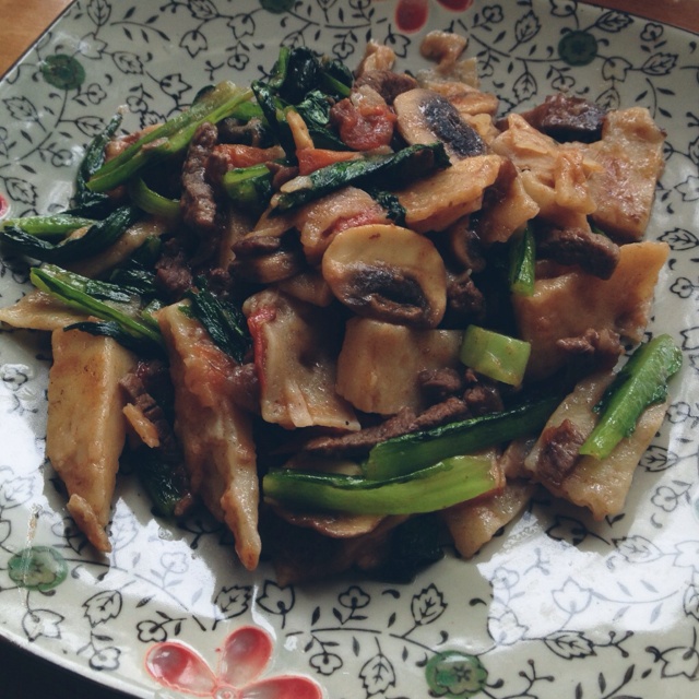 肉丝炒饼