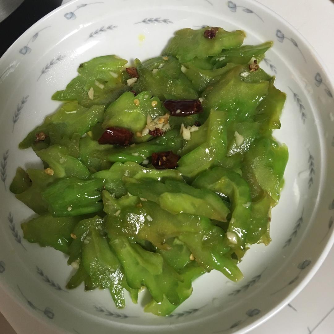 清炒苦瓜