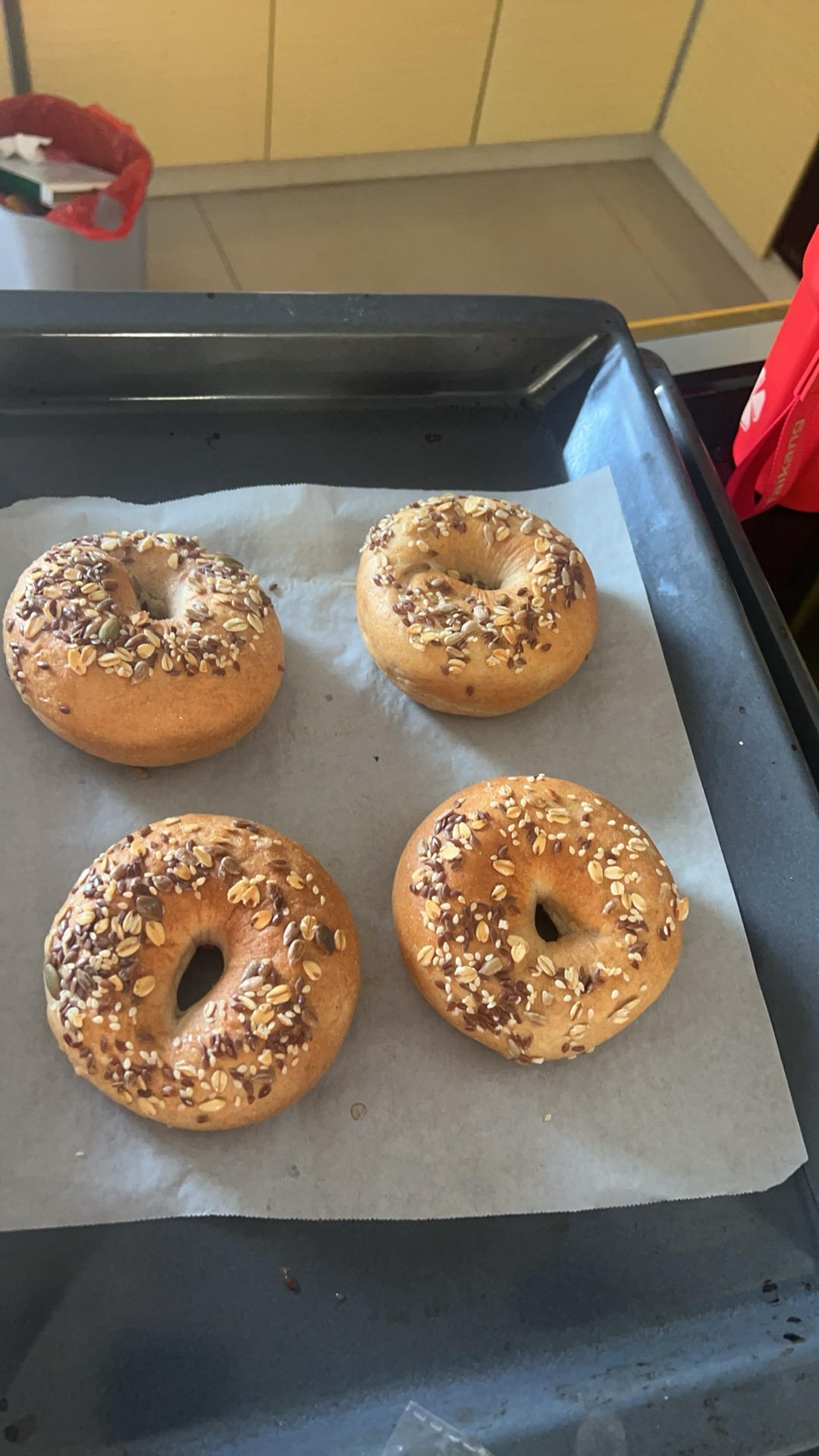 无糖低油也很软的50%全麦贝果，减肥控糖健身都能吃