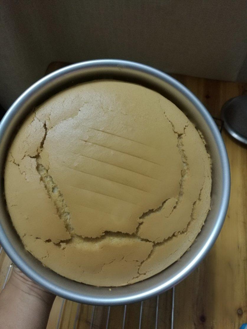 6寸原味戚风蛋糕