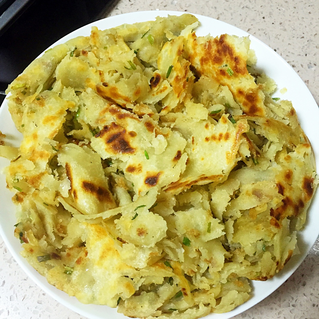 葱花手抓饼
