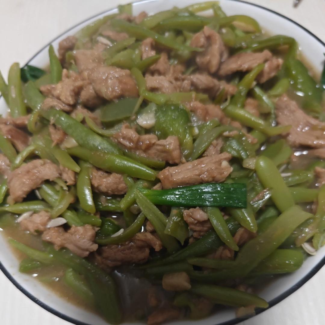 豆角肉丝饭