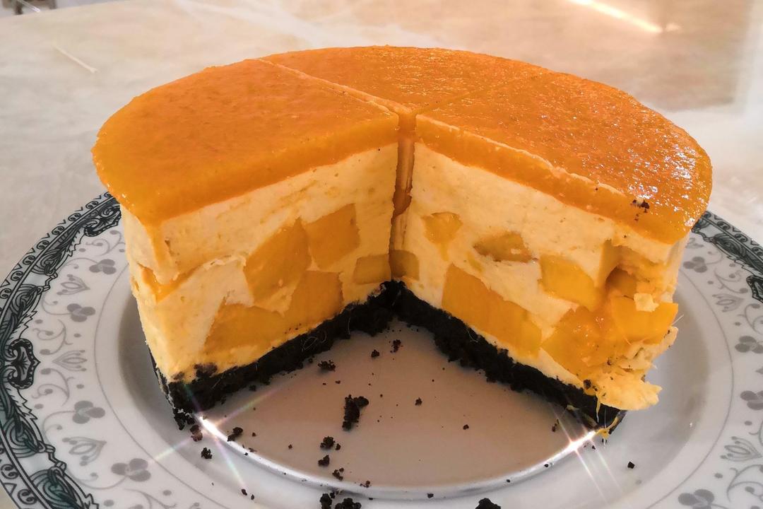 【视频】芒果慕斯（6寸） | 含镜面果胶配方