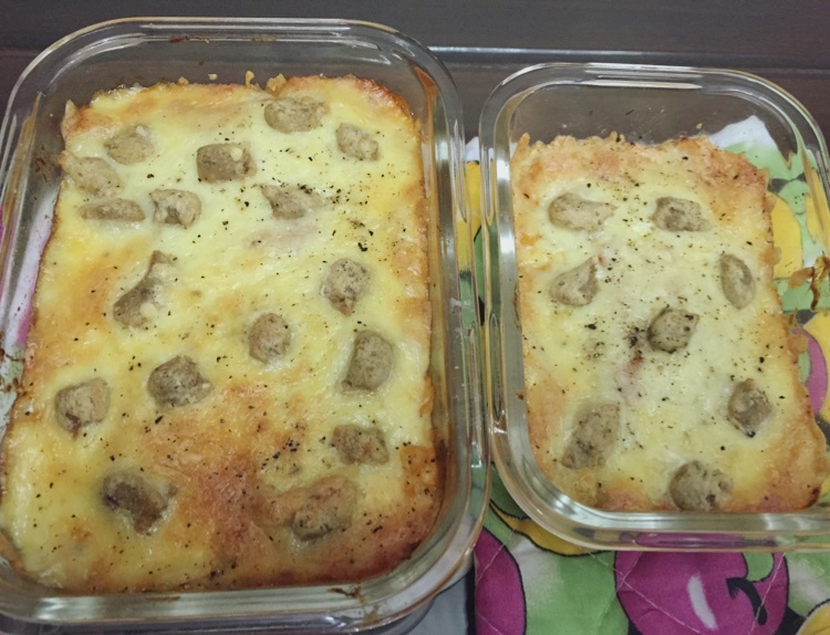 土豆火腿焗饭
