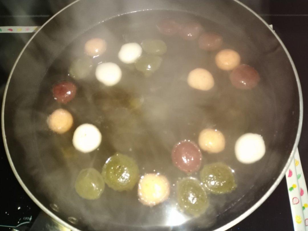 彩色汤圆-各种馅