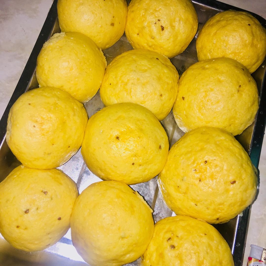 南瓜花卷馒头