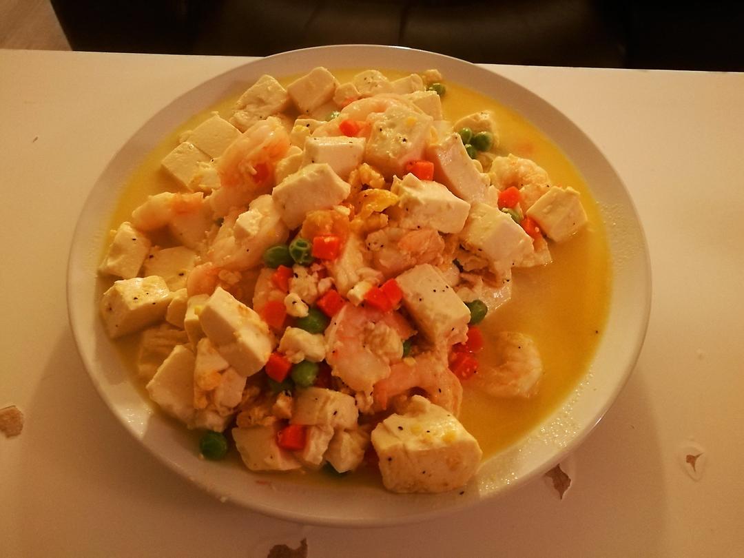 咸蛋黄豆腐