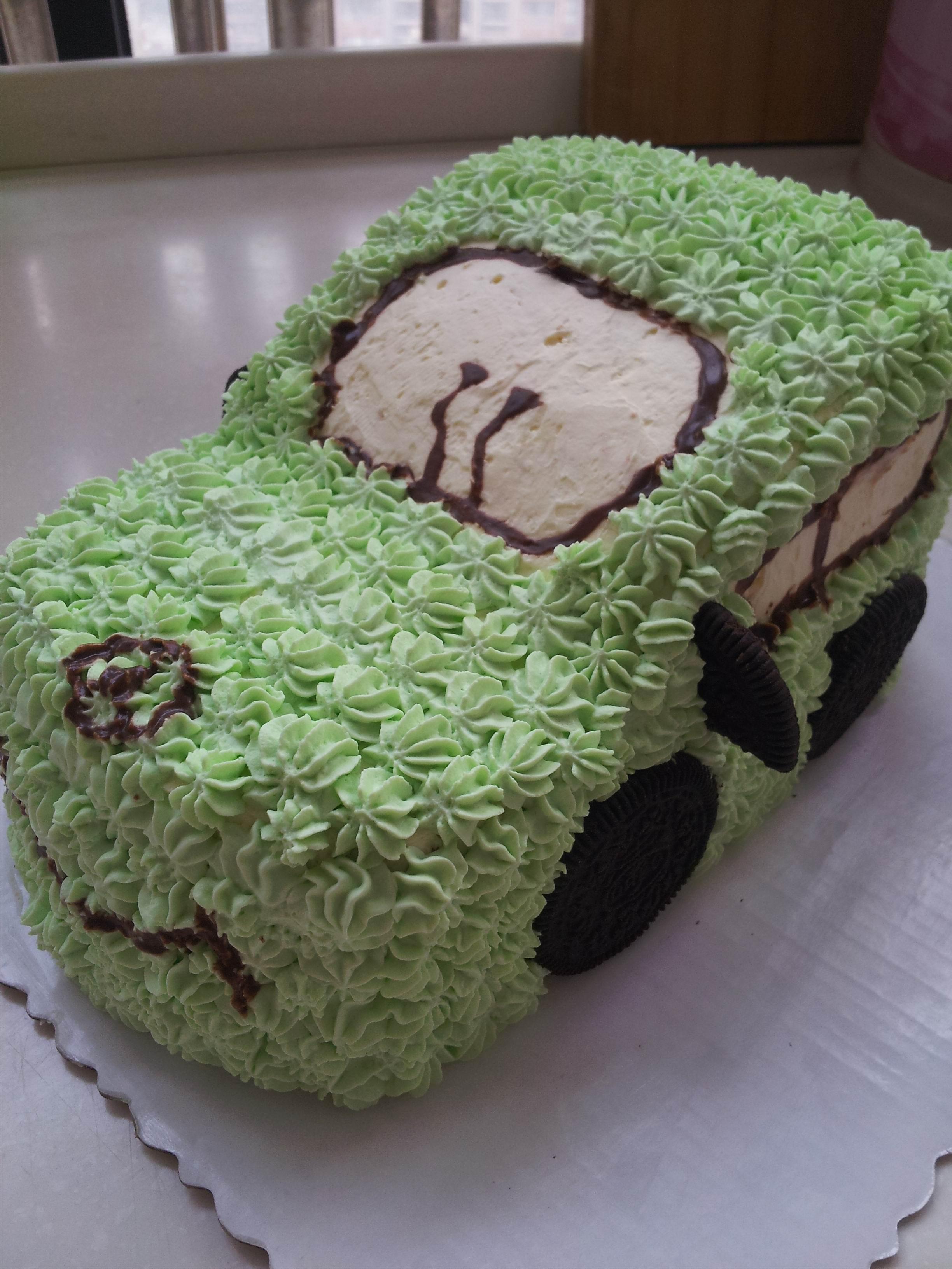 汽车蛋糕的做法